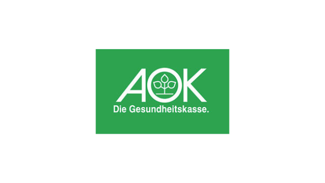 Logo: AOK. Die Gesundheitskasse